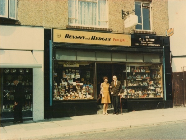 Front view of 289 Church Road in 1972